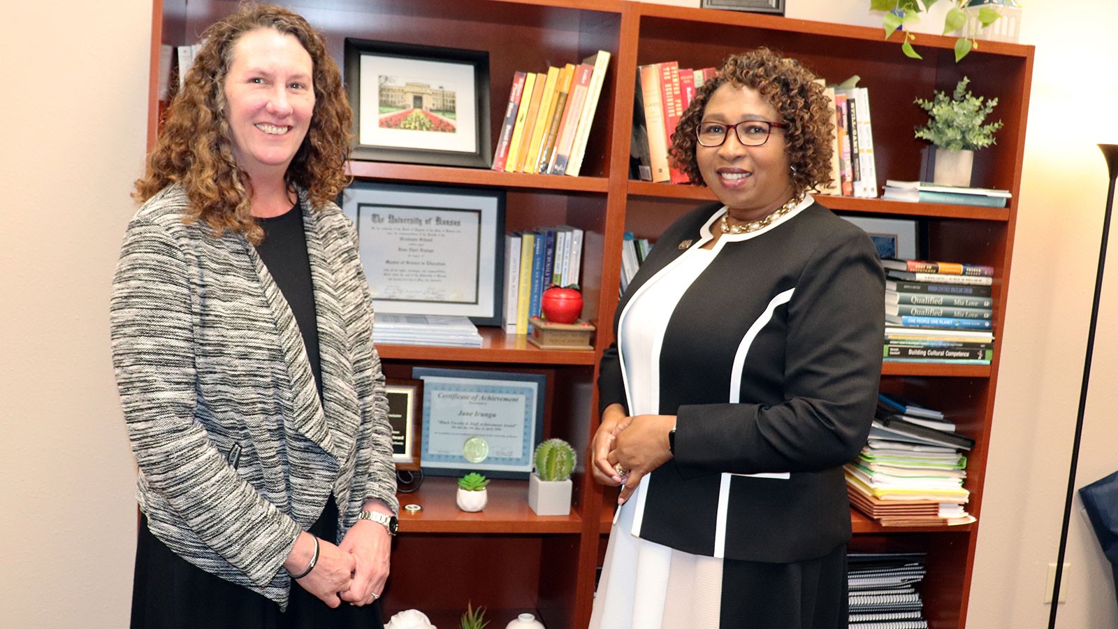 Michelle Baker and Jane Irungu