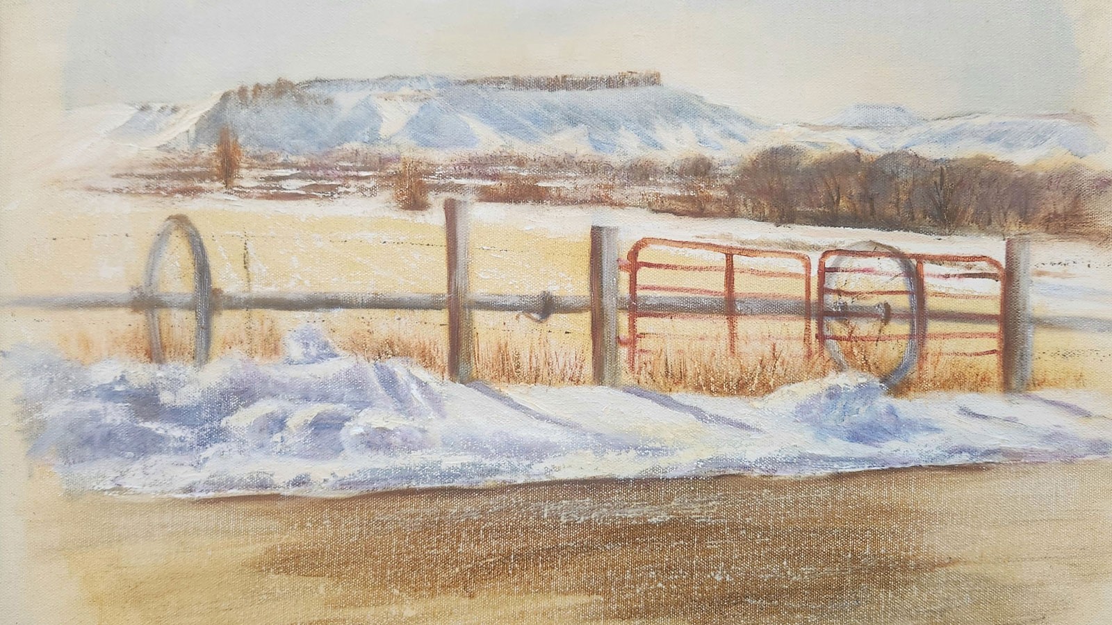 A landscape painting.