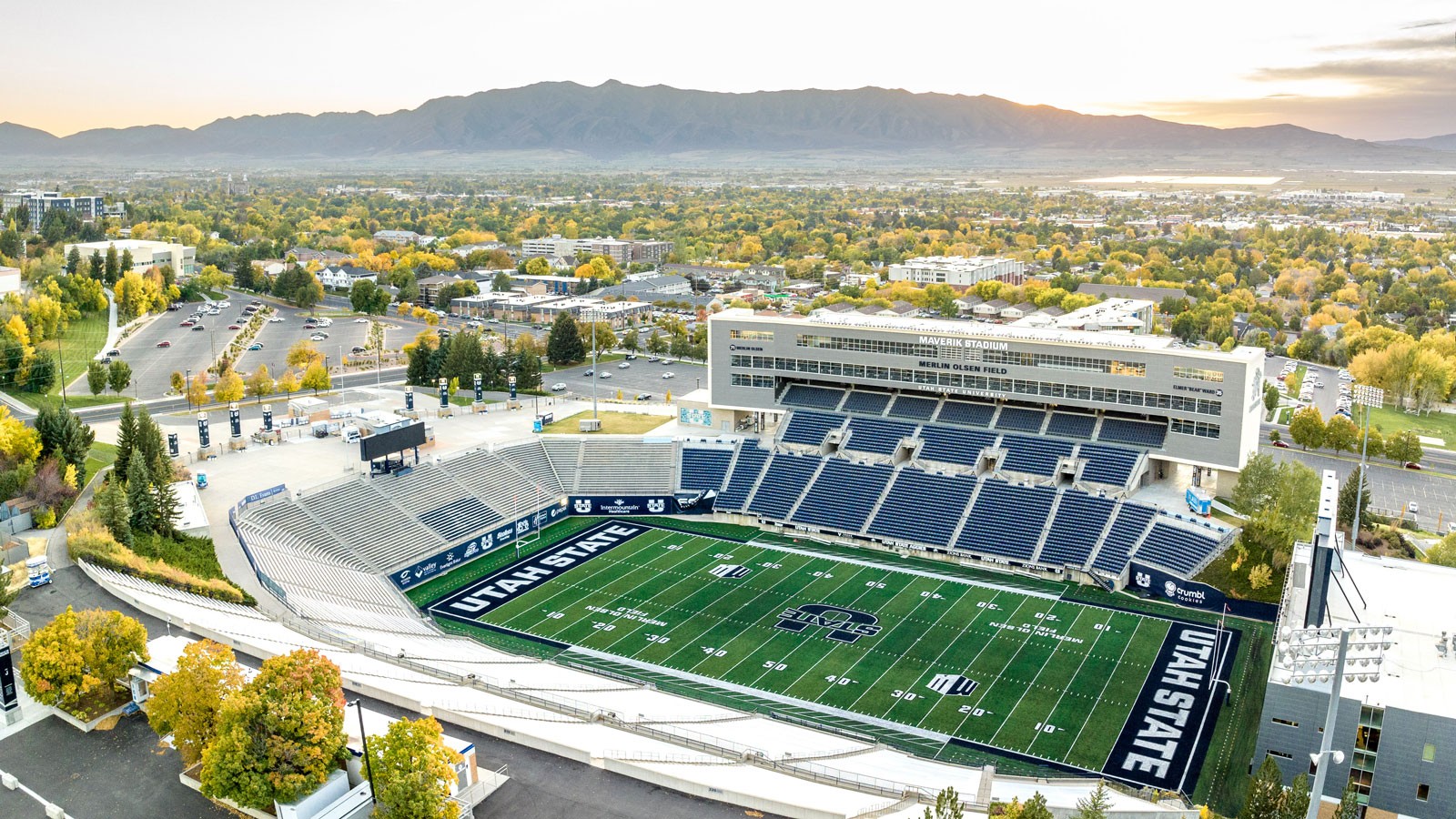 Maverik Stadium.