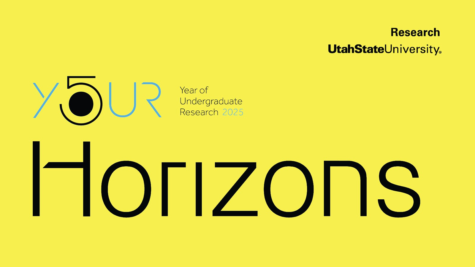 Text Reads: Year of Undergraduate Research 2025.