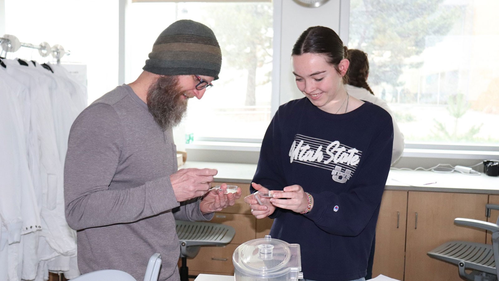 Scientists in a lab.