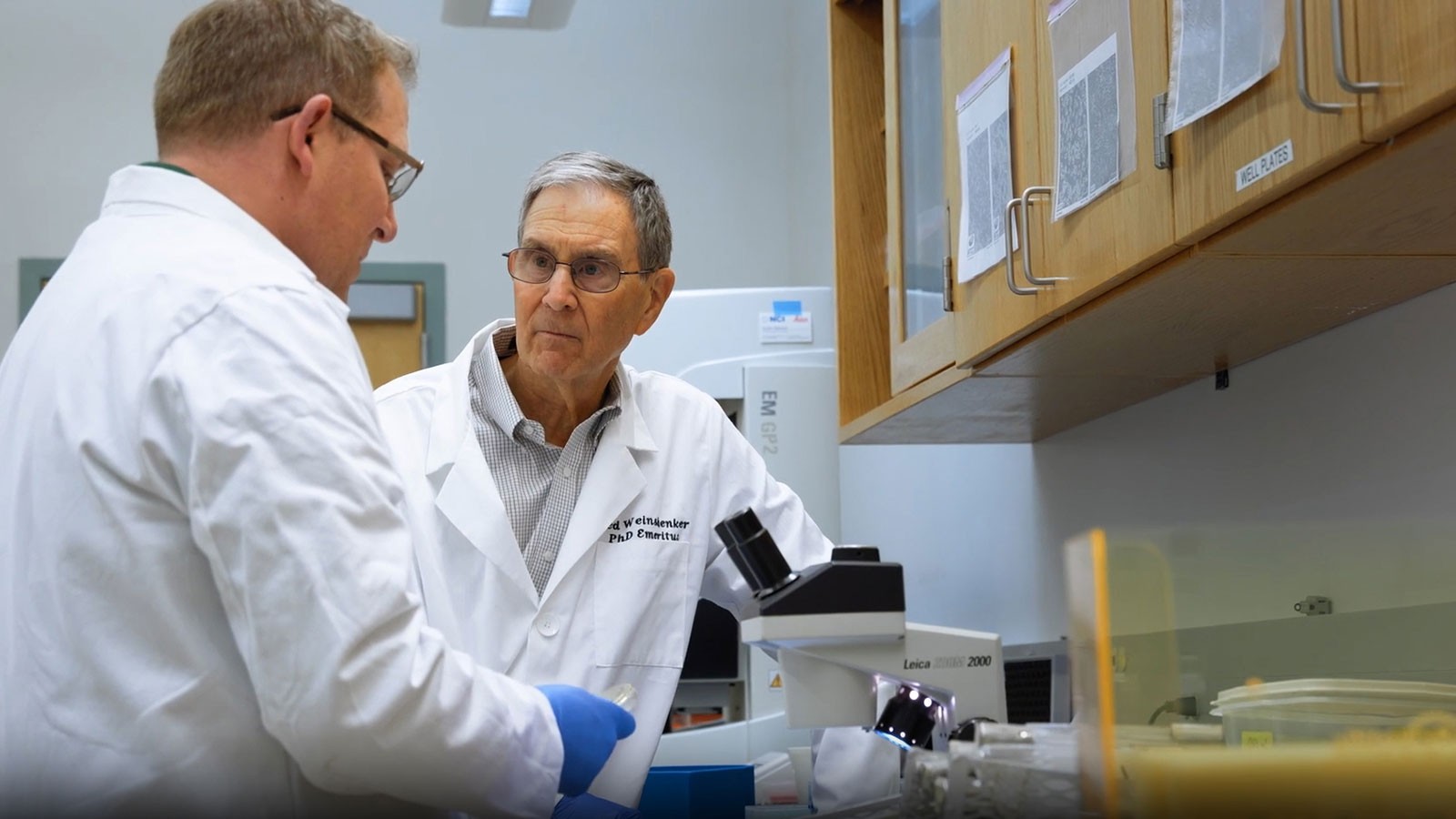 USU researchers in a lab.