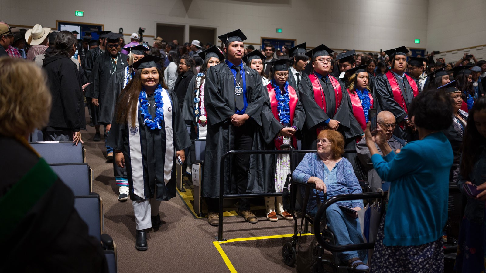 A graduation ceremony.