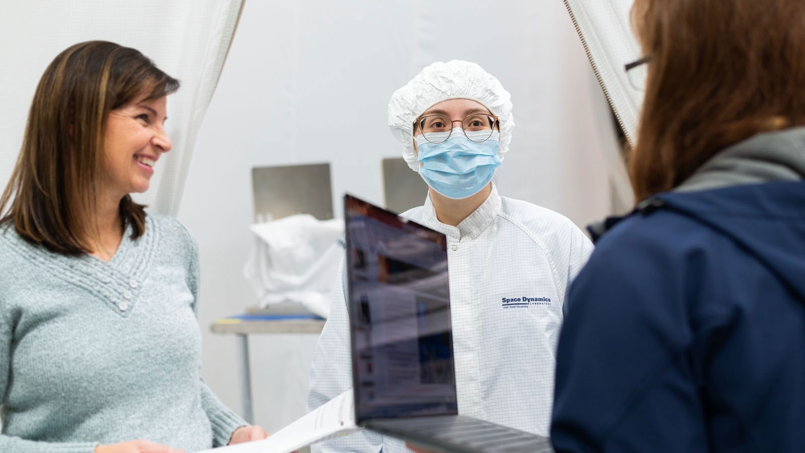 Women working in a lab.