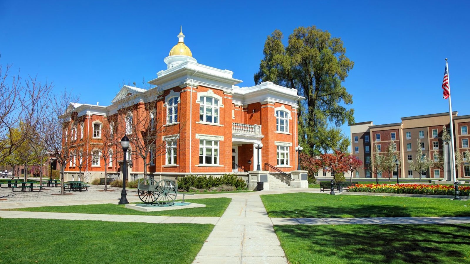 The Cache County Historic Courthouse.
