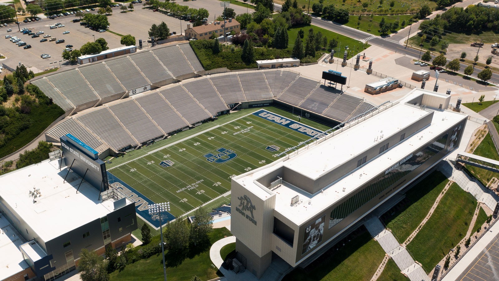 Maverik Stadium.