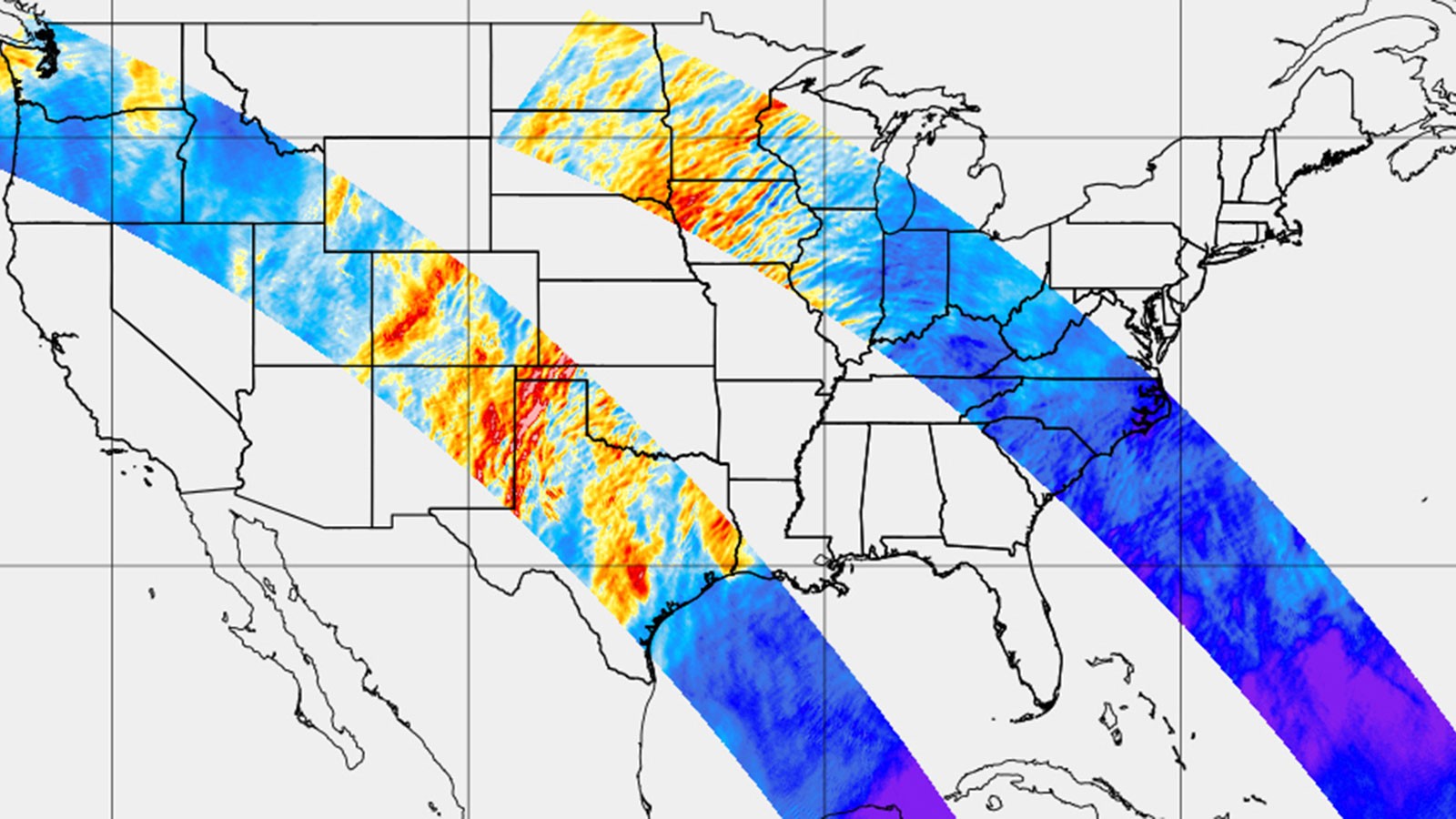 Atmospheric wave images.