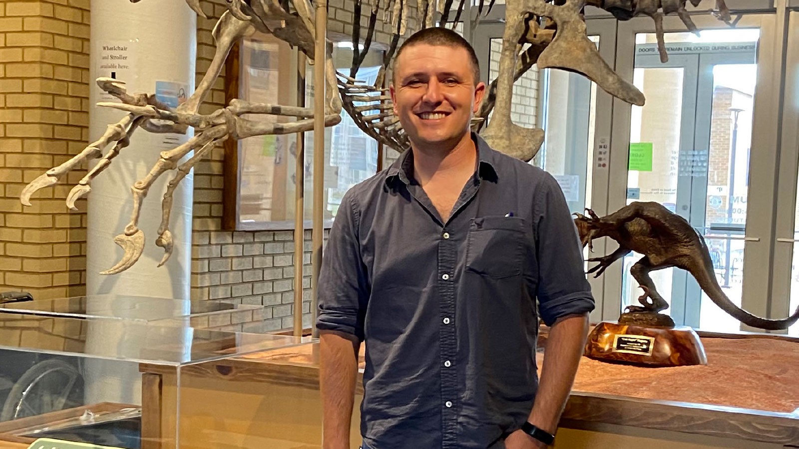USU paleontologist Josh Lively