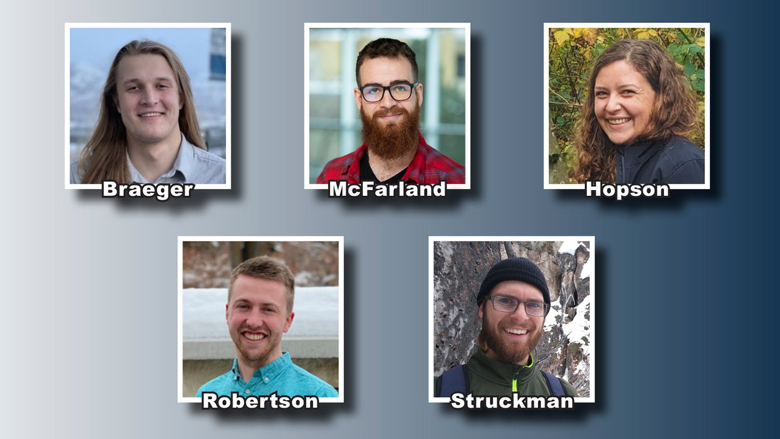 USU 2021 NSF Graduate Research Fellows.