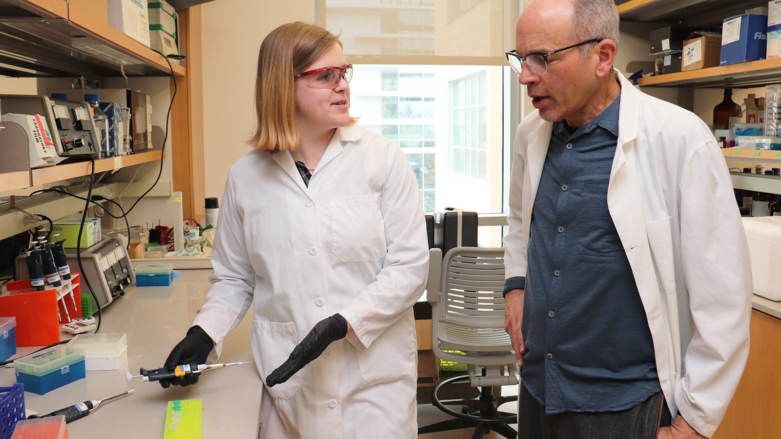 USU scientists in lab
