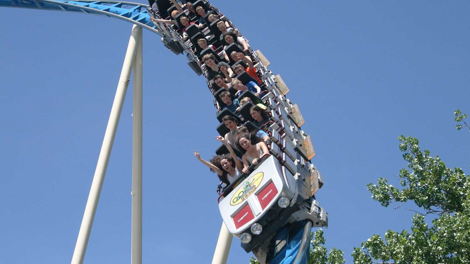 Lagoon roller coaster