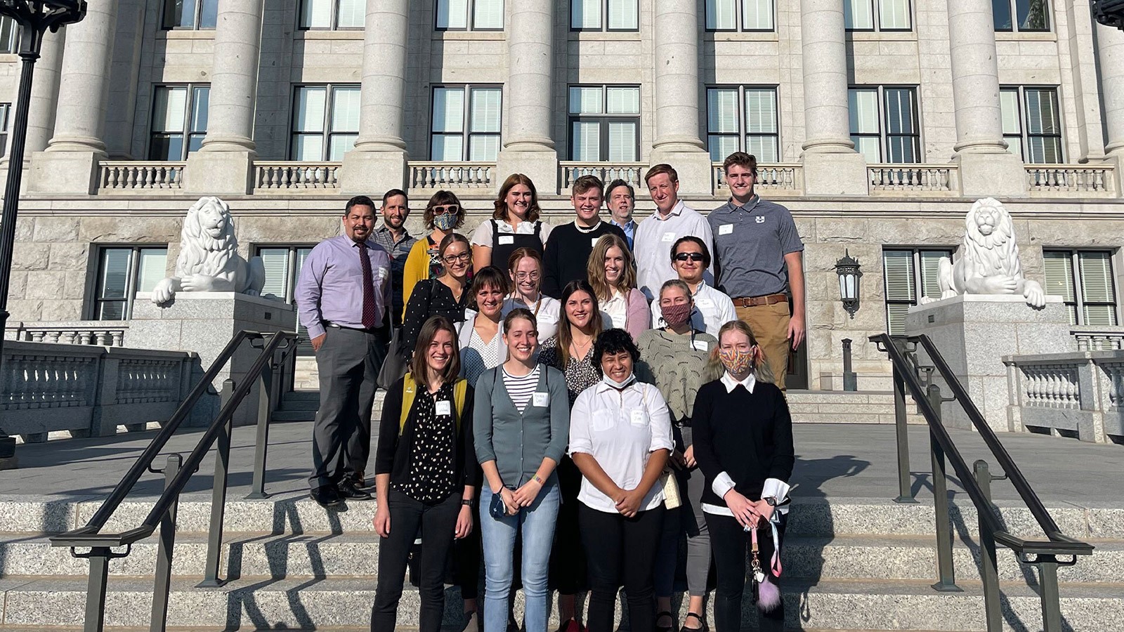 20 CHaSS students made it to the Utah capital where alumni gave them first-hand career advice.