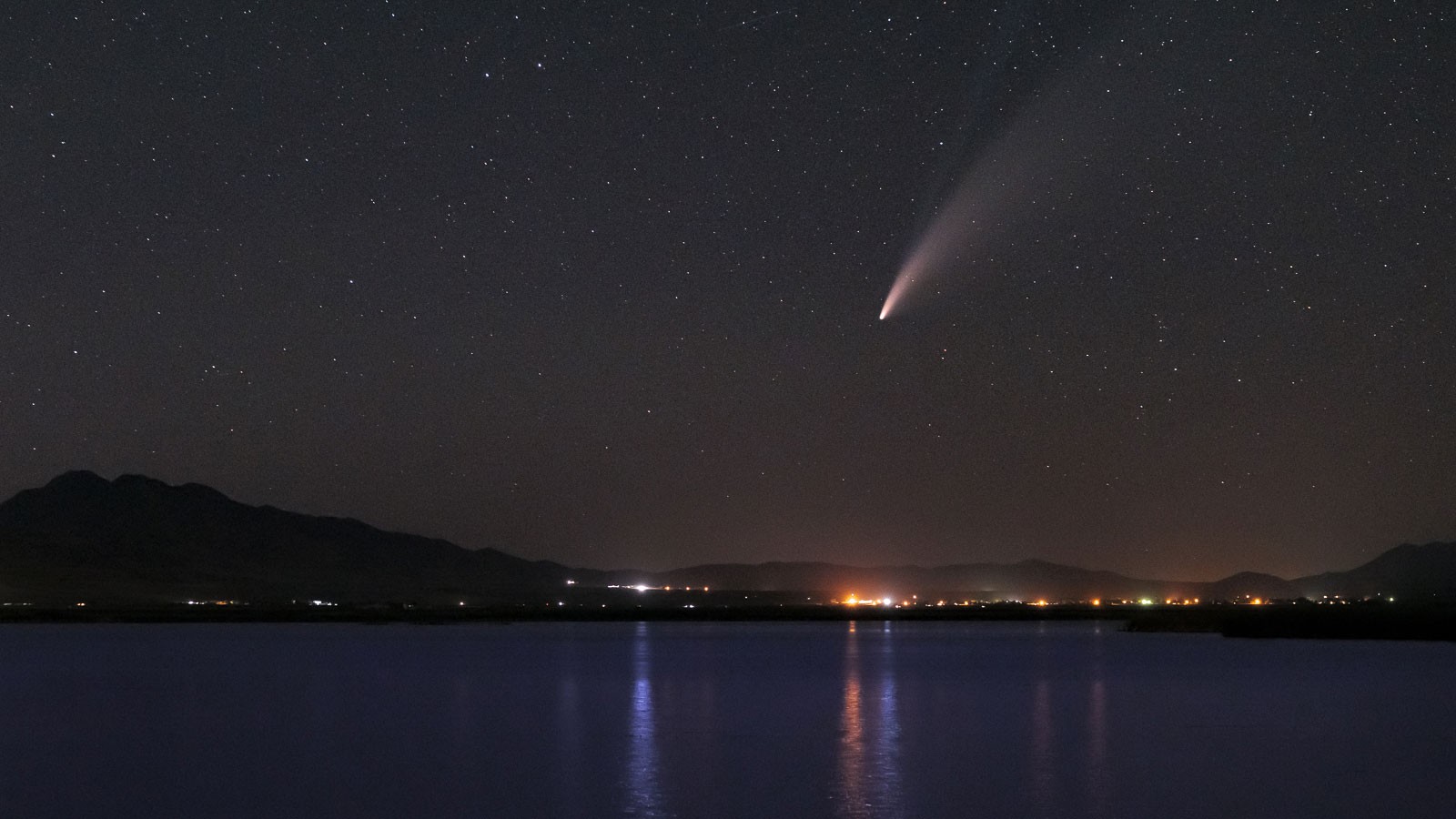 NEOWISE Comet captured by USU Photographer Levi Sim.