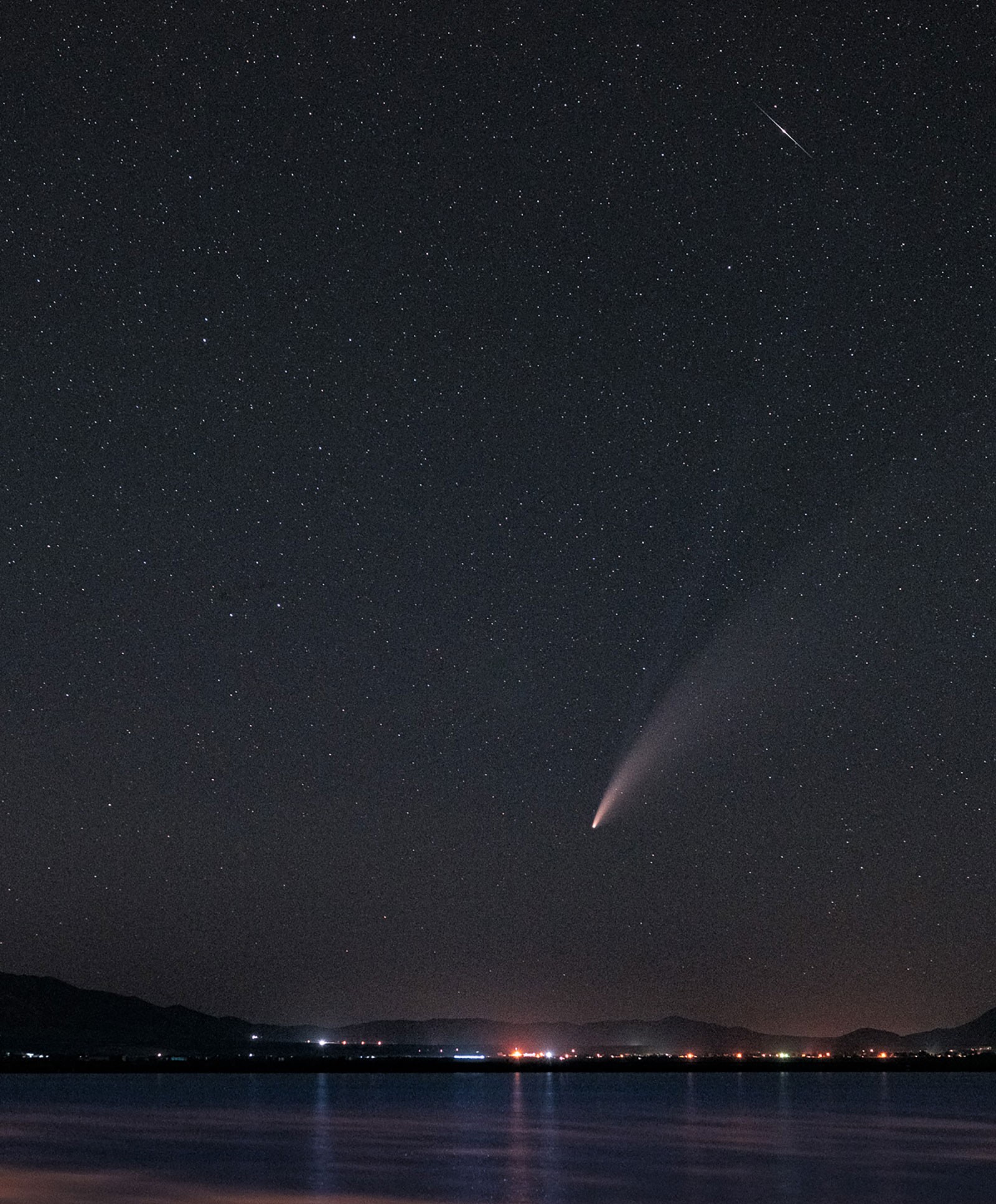 NEOWISE Comet captured by USU Photographer Levi Sim.