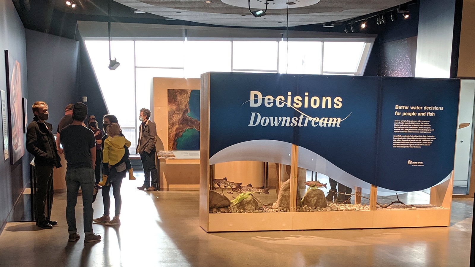 Decisions Downstream Exhibit at the Natural History Museum of Utah.