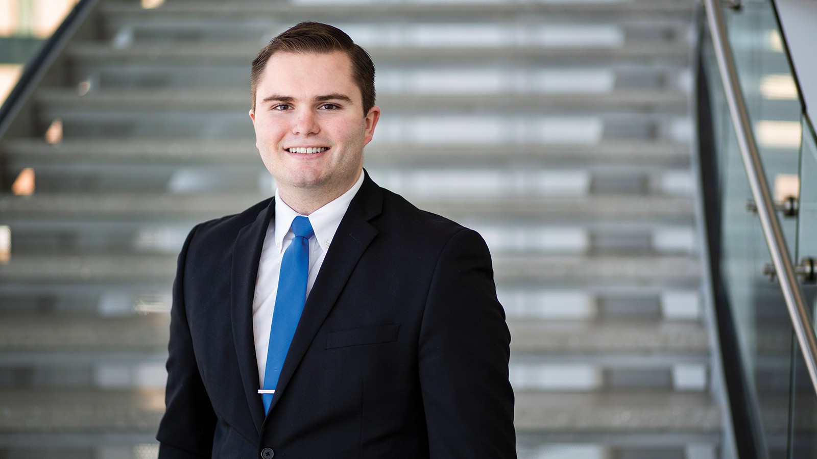 Joshua Ward poses for a photograph.