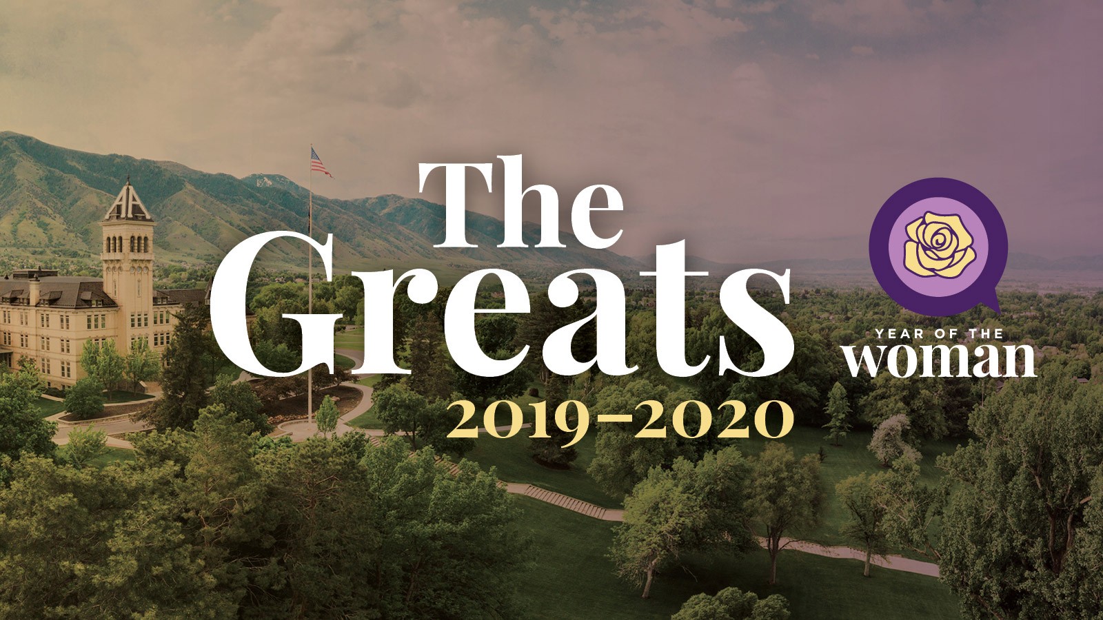 The Greats 2019-2020, Utah State University publication cover.