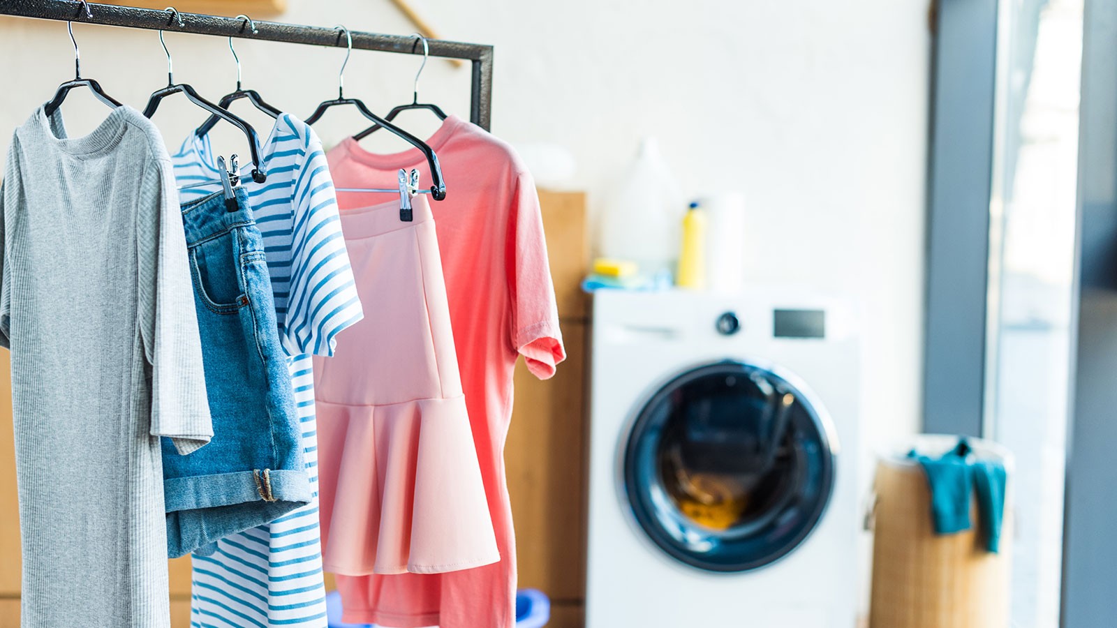 laundry room.