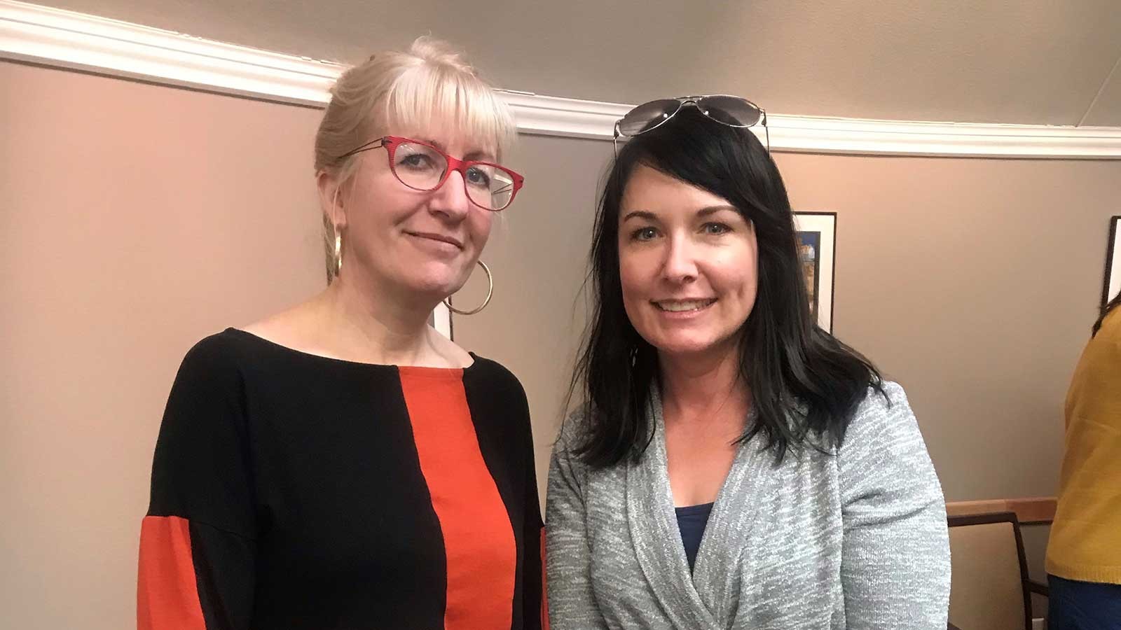 Dr. Jeannie Thomas (left) and Dr. Lynne McNeil (right)