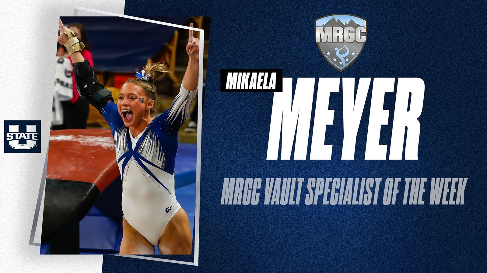 Utah State senior gymnast Mikaela Meyer
