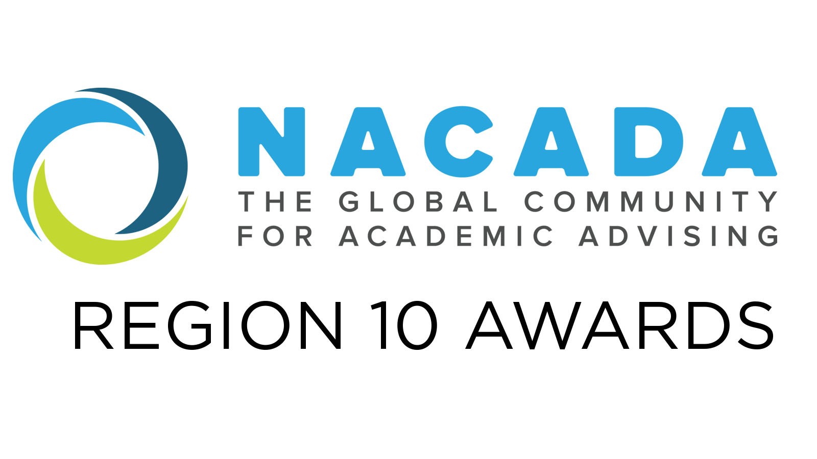 NACADA graphic for Region 10 awards.