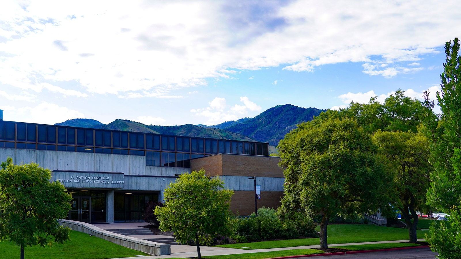 C. Anthon Ernstrom Nutrition and Food Sciences Building.