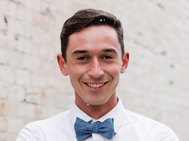 Peter Taylor, a senior in the Department of Social Work.