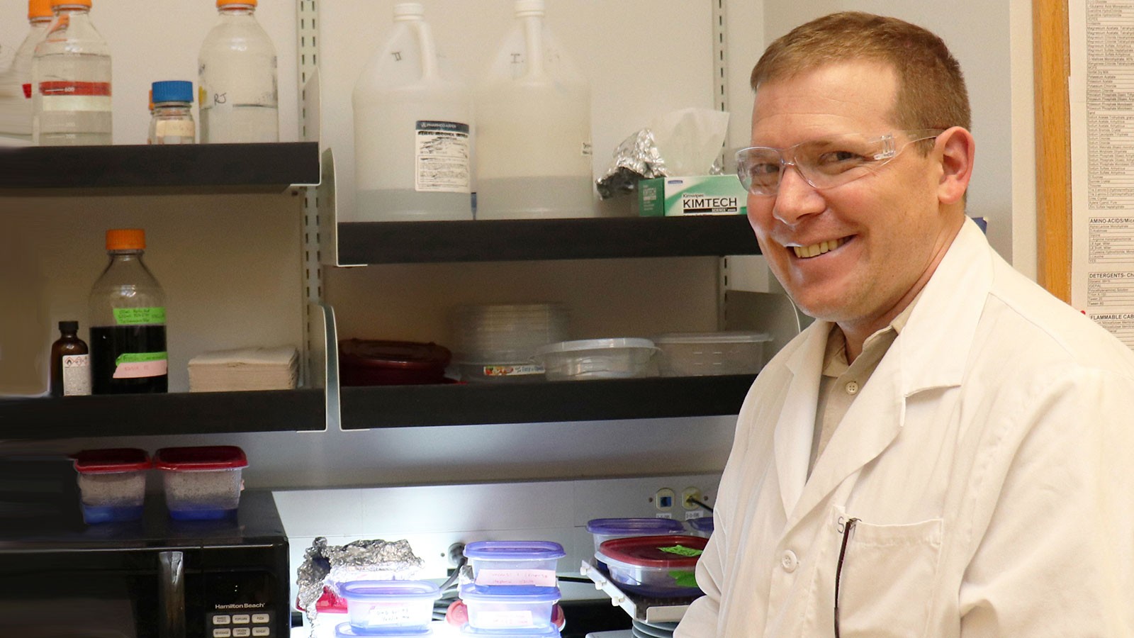 USU biochemist Ryan Jackson.