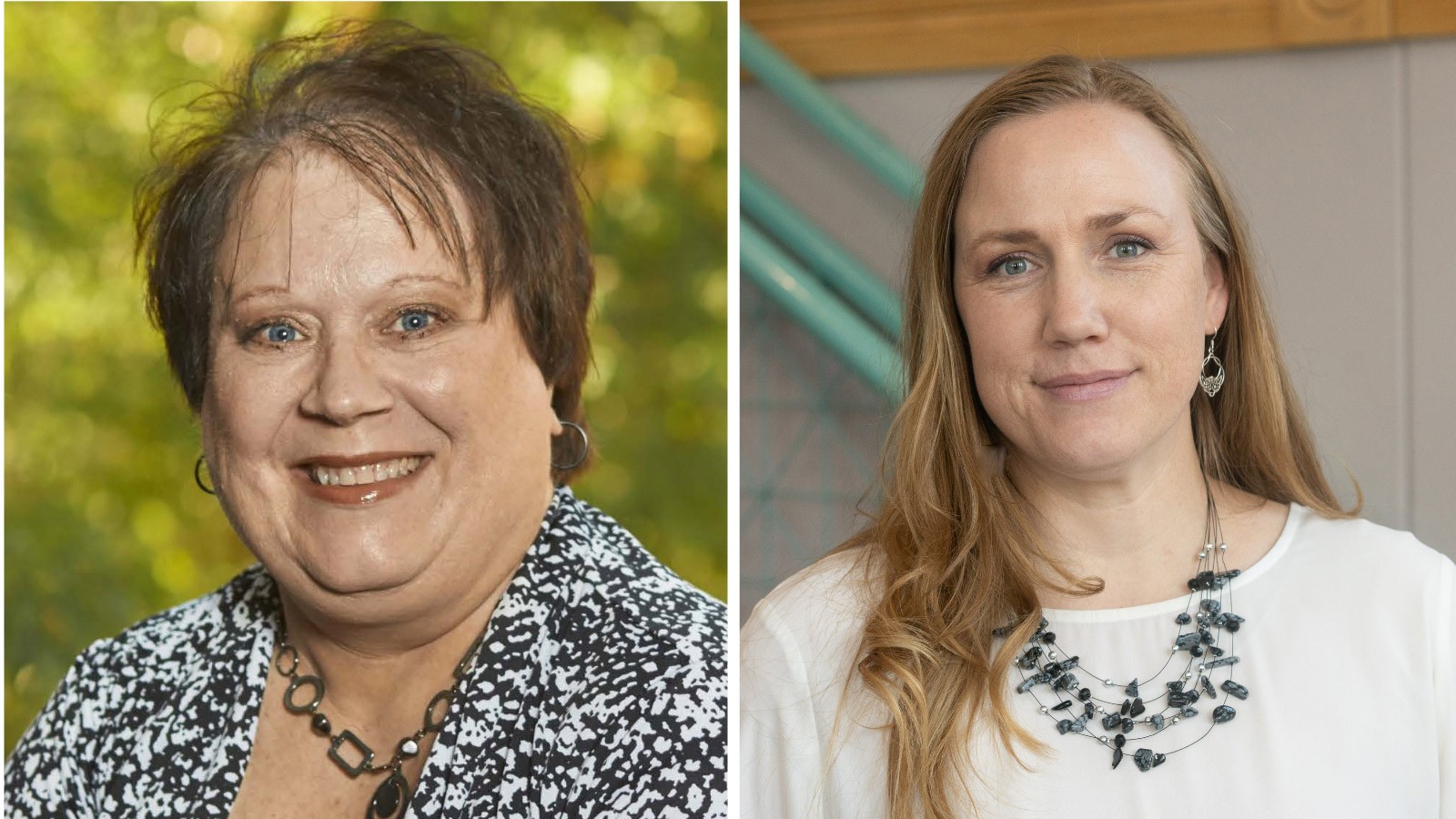 Tami Spackman and Dawnetta Mahnken, USU's Advisor of the Year Winners.