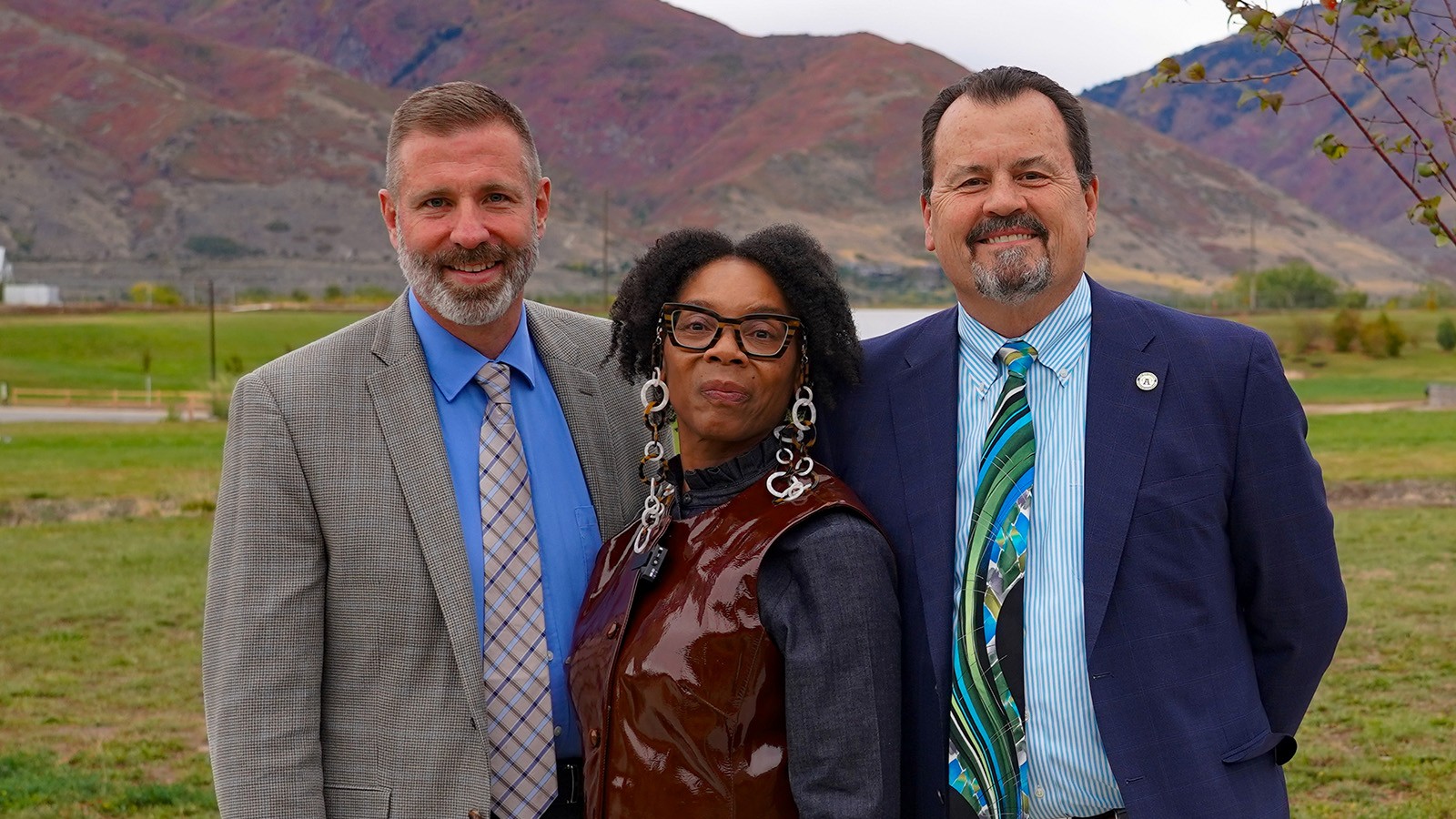 Justen Smith, Paula Scott and Ken White