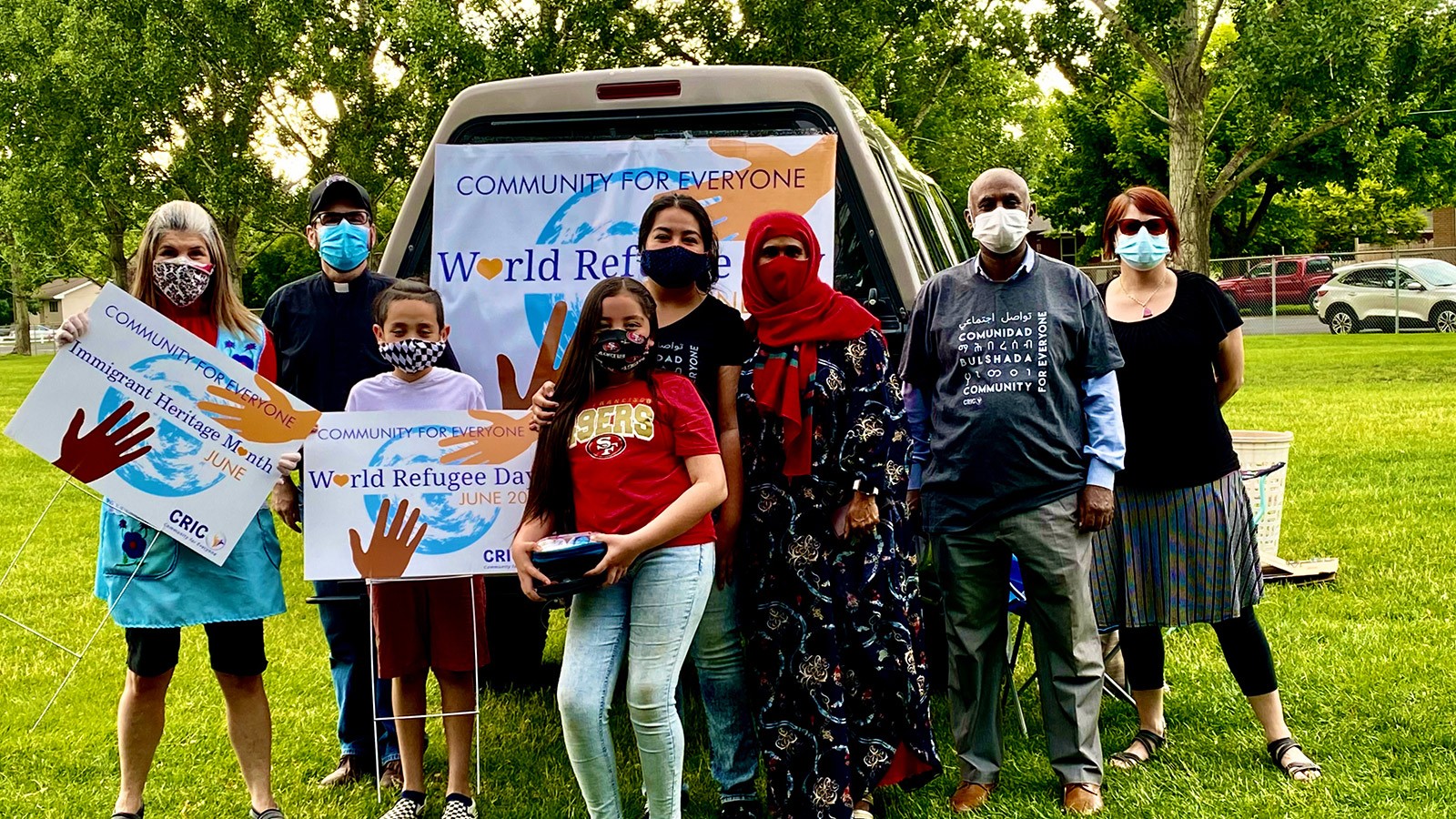 Participants in the Community COVID-19 Relief Effort.