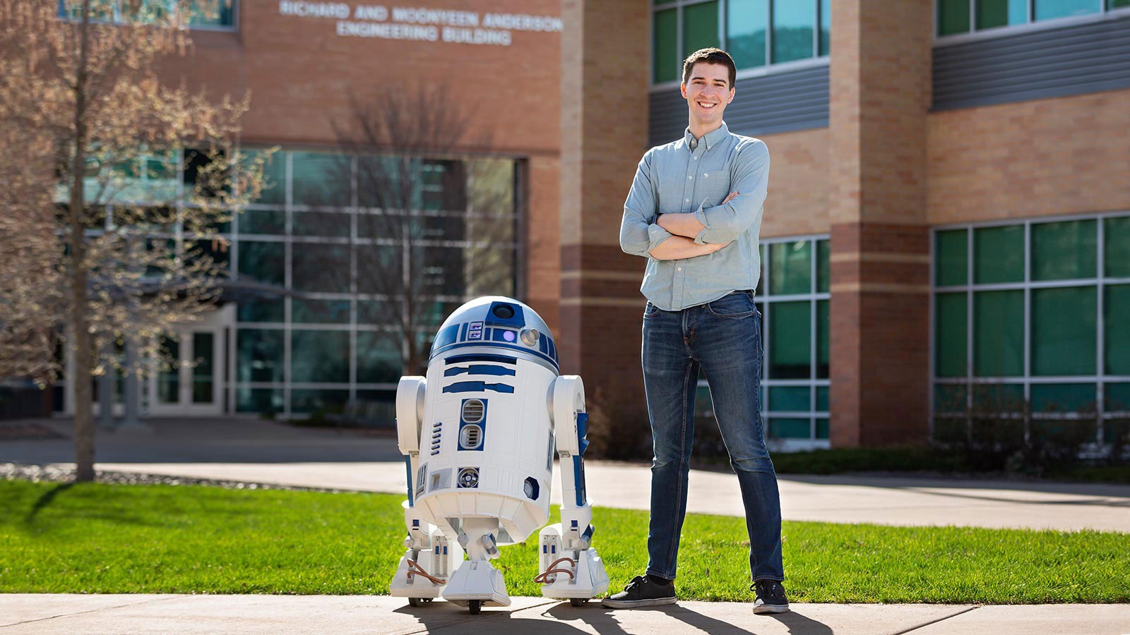Mechanical engineering alumnus Glen Wright (BS ’20).