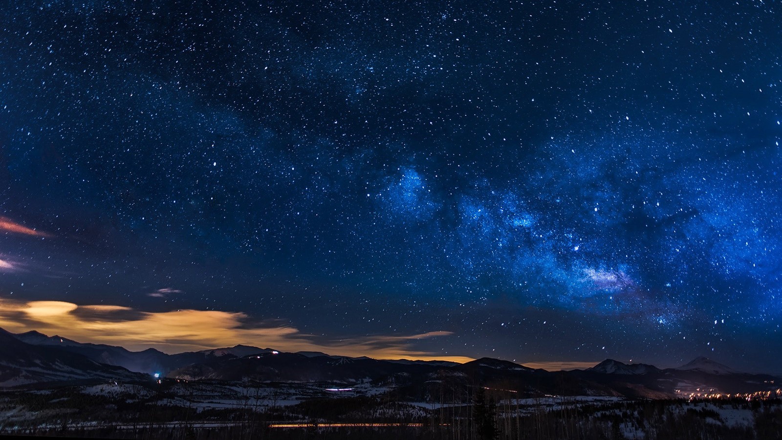 night sky on the Wasatch Front.