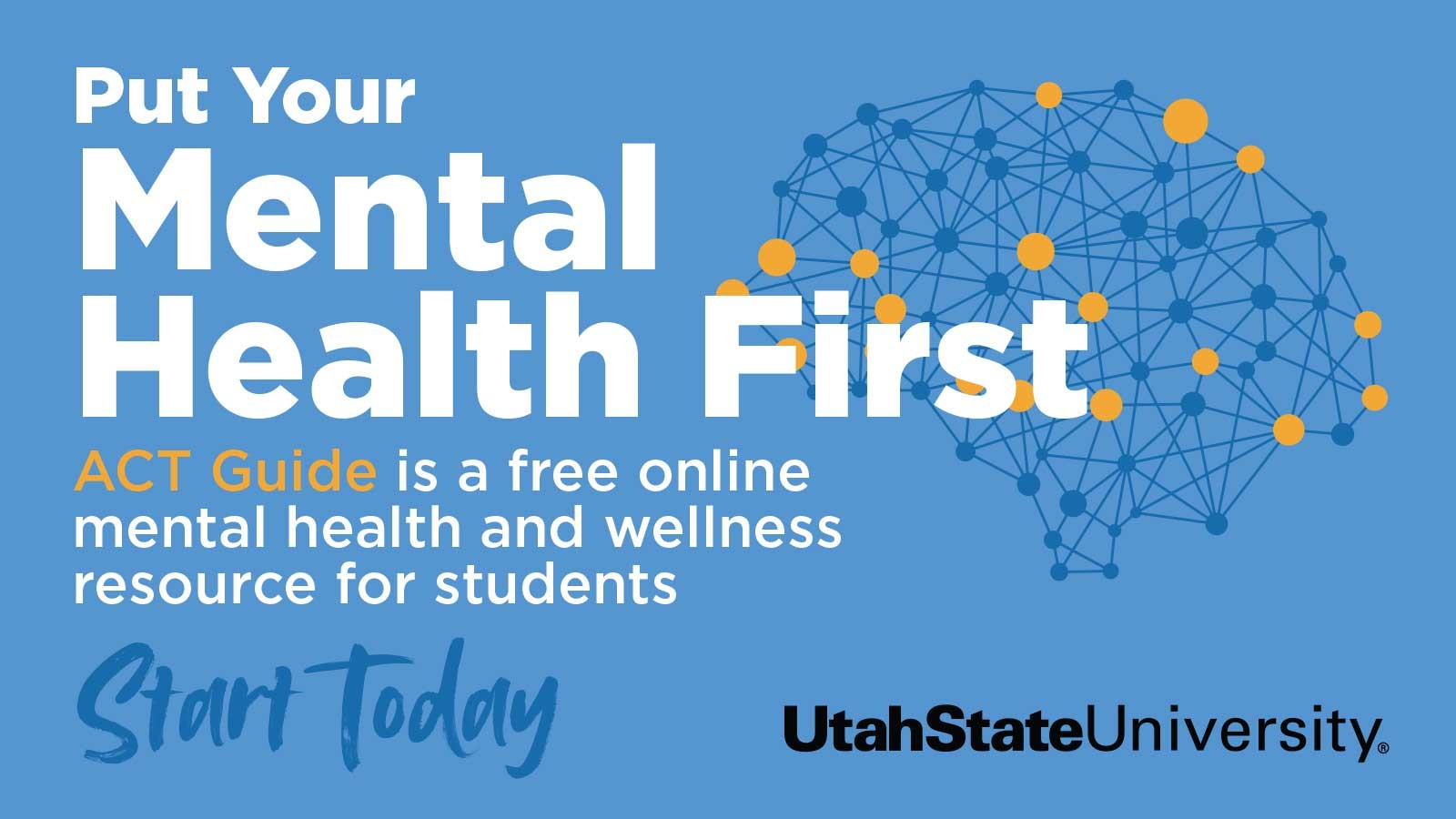 Put Your Mental Health First poster.