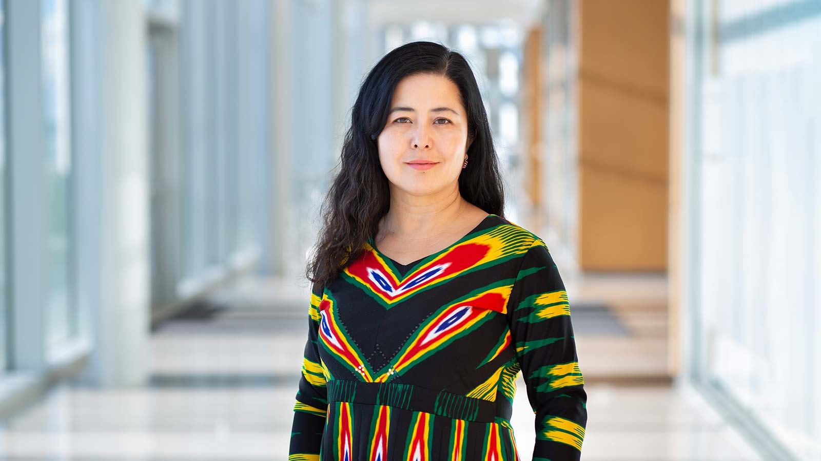 Engineering professor Reyhan Baktur poses for a portrait photograph.