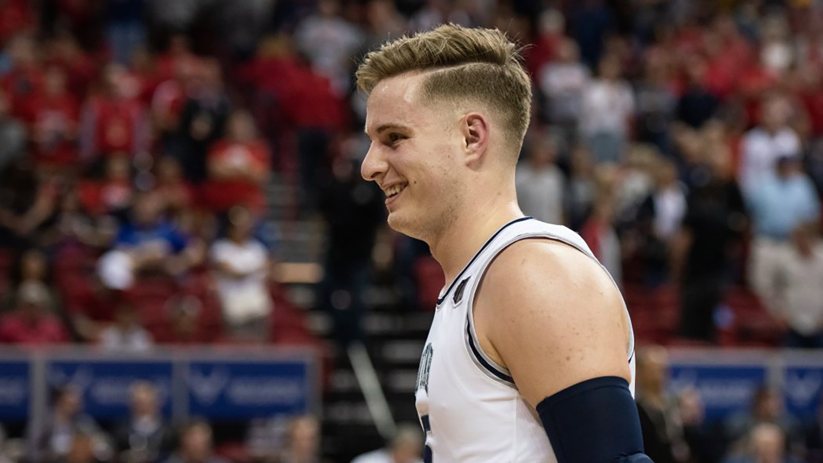 Sam Merrill as a USU Aggie.