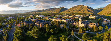 View of Old Main Hill on the Logan campus